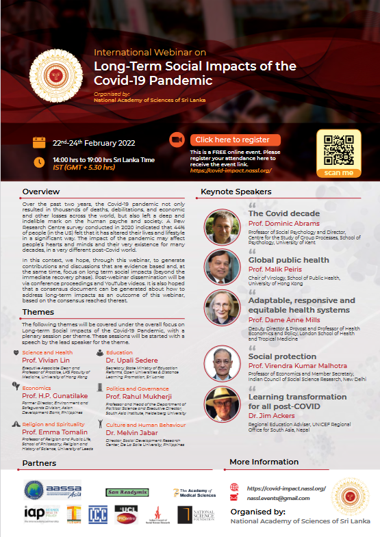 Longterm social impacts of the COVID19 pandemic